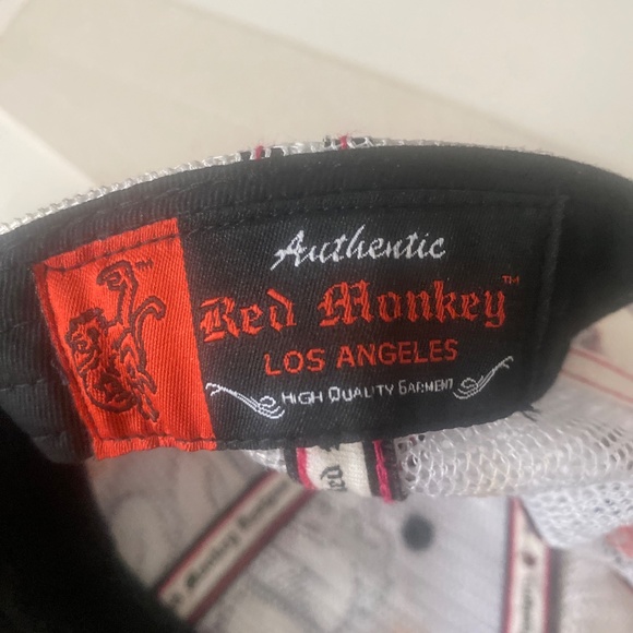 Red Monkey Vintage Limited Edition Edition Embroidered Hat Sz OS - Picture 10 of 10
